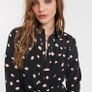 Topshop midi spot polka dot dress Image 2
