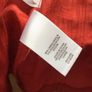 Ladies red rust linen blend crinkle lightweight dress jacket size 16 Includes postage Image 5