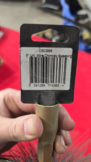 Chimney sweep attachment