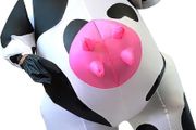 Creations Cow Inflatable Costume Air Blow-up Deluxe Halloween Cow Costume