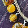necklace with murano glass pendants Image 7