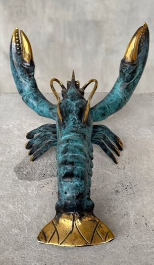 Hand Crafted Lobster (23cm) - Patinated Bronze