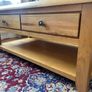 Wooden Coffee Table with Drawers Image 2