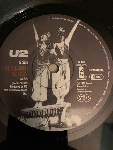 U2 - All I Want is You 7" Original Vinyl 1988 Island Records