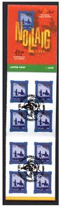 2000 Ireland Christmas Stamp Booklet Fine Used With First Day of Issue Pictorial Cancel