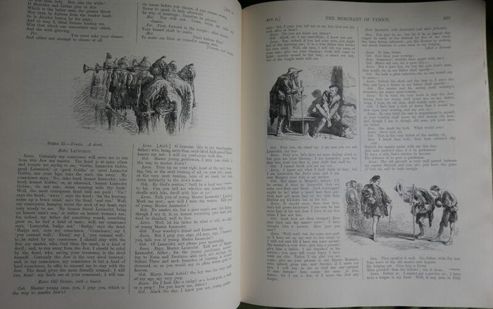 The Library Shakespeare Illustrated by Sir John Gilbert, George Cruikshank & R Dudley - Midpoint Press - Complete Works