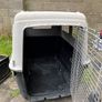 IATA approved dog crate, 106l , 86h, 65 w, bergamo brand Image 2
