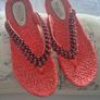 Pazzo Jewelled Flip Flops Image 6