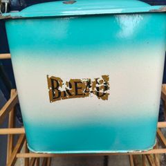 Old enamel Bread Bin
