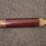Vintage brass and wood telescope Image 9