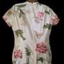 Cream floral embroidered  Oriental dress size medium occasion wedding holiday Postage included Image 5