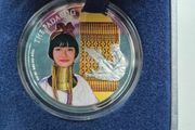 Cambodia 2008/ 2009 Wonders of the World Padaung Silver coin