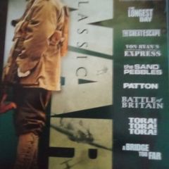 Box.  Set.  Of.  9. War. Films. D.v.d.s