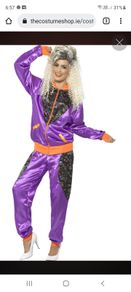 Costume 80s Retro Shell Suit