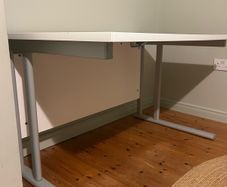 White Office Desk