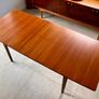 Mid century teak extension dining table and chairs vintage retro Image 2
