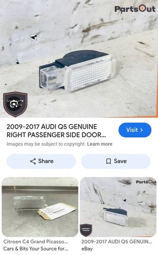 Audi A6 C7 lights.