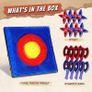 Axe Throwing Game for Backyard, Axe Throwing Target Set with 16 Throwing Axes Outdoor Games Indoor Carnival Yard Lawn Backyard Games for Age 6-12 Image 4