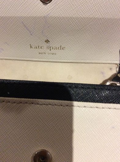 Kate Spade Coin , Credit / Bank Cards with Key Ring and with slot with clear plastic for ID