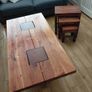 coffee table and matching nest of tables Image 4