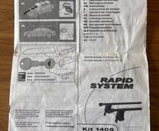 Thule roof rack rapid system kit 1405