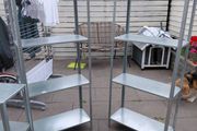 2 x HYLLIS Shelving unit, in/outdoor, 60x27x140 cm