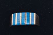 sterling silver turquoise ring size P