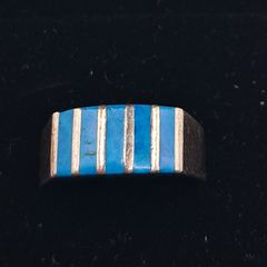 sterling silver turquoise ring size P