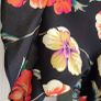 Dorothy Perkins black floral ruffle sleeve top Sz 10UK (Petite) - BNWT Rrp 32 Image 2