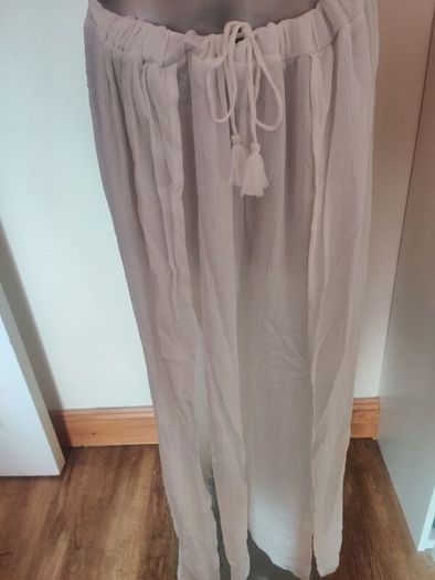 BNWT white Primark beach summer loose fit pants size XL UK20 Postage included