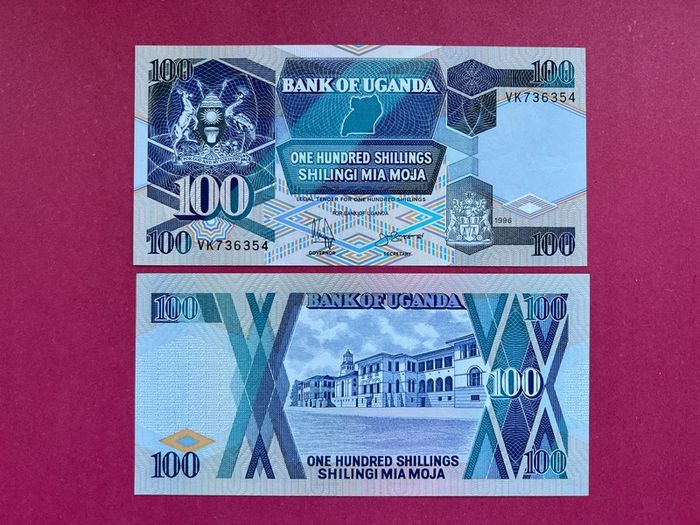 Uganda  100 Shillings  1996  Pick  31d  ( Uncirculated )
