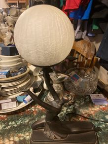 Art deco style lamp free postage