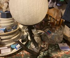 Art deco style lamp free postage
