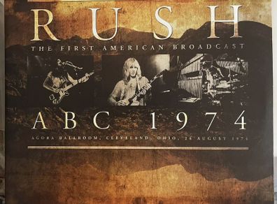 RUSH Limited Edition double coloured vinyl record the American broadcast in mint condition