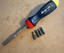 snap on ratcheting screwdriver