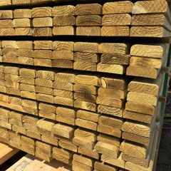 D rail 4.2m of 4x1.5 inch treated