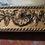 Arts & crafts embossed brass mirror Image 2