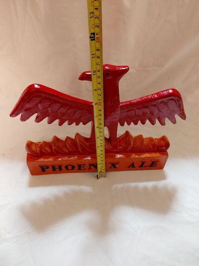Vintage HandPainted Phoenix Ale Promo Figure Rare