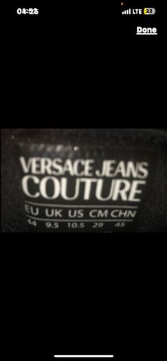 Versace shoes size 44 original