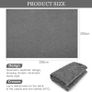 Rugs Living Room Large 200x290 cm Washable Grey Rug Non Slip Geometric Carpet, Fluffy Shaggy Area Rugs for Bedroom Lounge Home Kids Kitchen Office Image 2