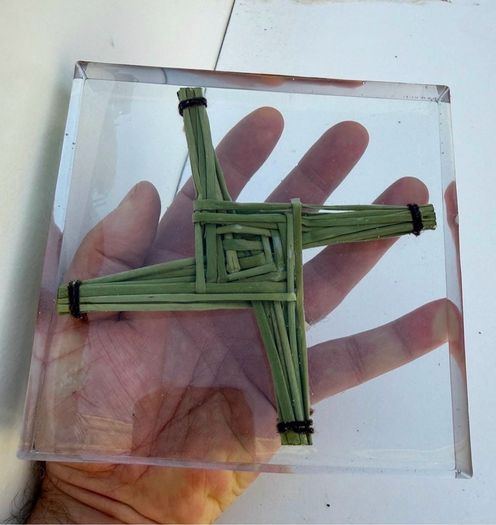 St Bridget Cross (In Resin)