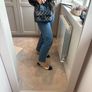 Rare all black C single flap bag. Image 2