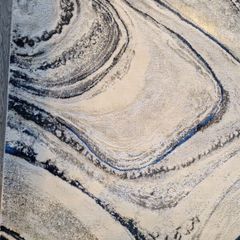 Silver Grey Marble Rug