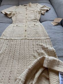 Sandro knit midi dress