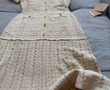 Sandro knit midi dress