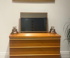 Mid Century Chest of Drawers With Mirror