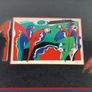 Vintage print of painting with parrots Image 3