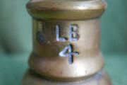Antique Brass heavy 4 LB, Shop Counter Or Kitchen Weight