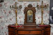 Ansonia Oak Gingerbread Clock