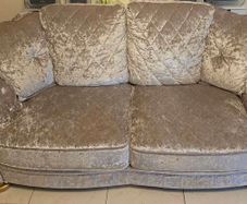 Crush velvet Couch